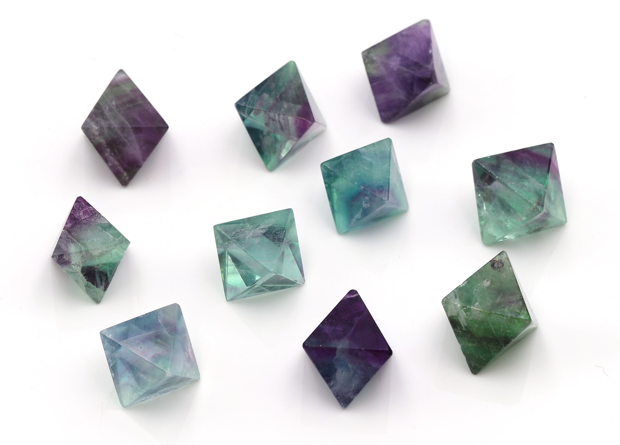 Bild von Fluorit Oktaeder 20-30mm poliert