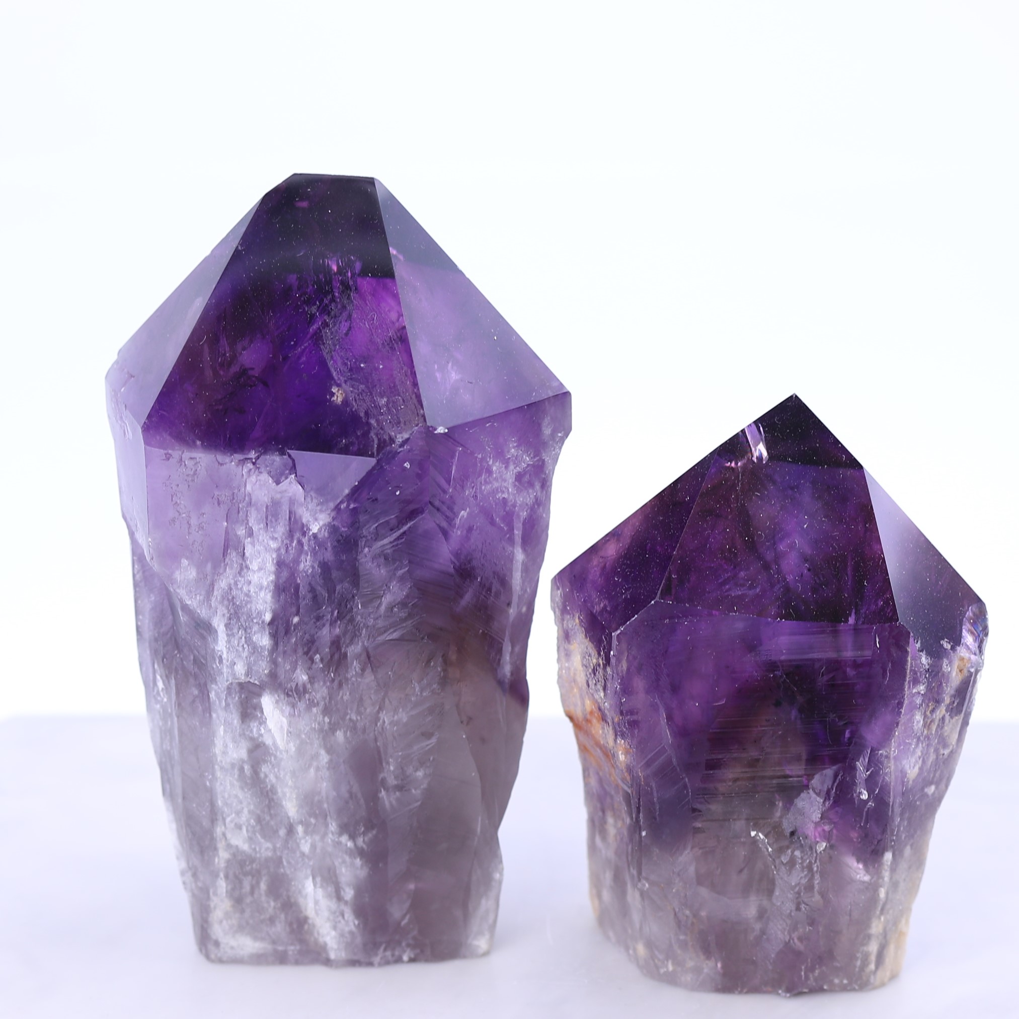 Bild von Ametrin Spitzen (Set à 3 Stk. ca. 200g)