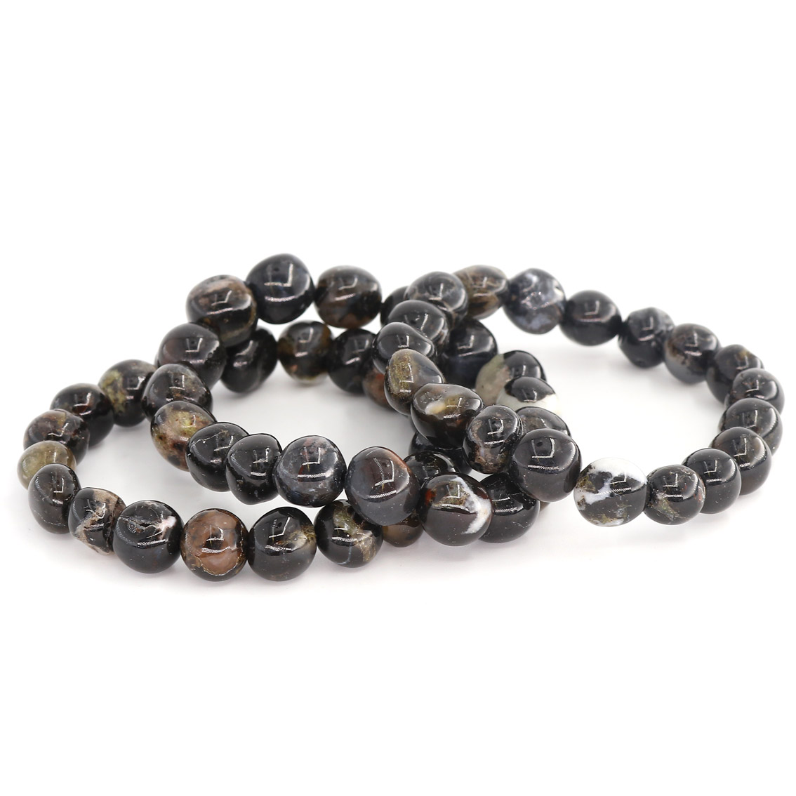 Bild von Sardonyx Nuggets  10-13mm Armband (rund)