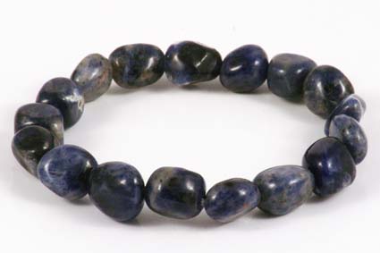 Bild von Sodalith Nuggets Crazy  9-12mm Armband