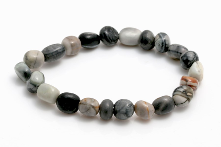 Bild von Picasso Jaspis Nuggets Crazy  9-12mm Armband